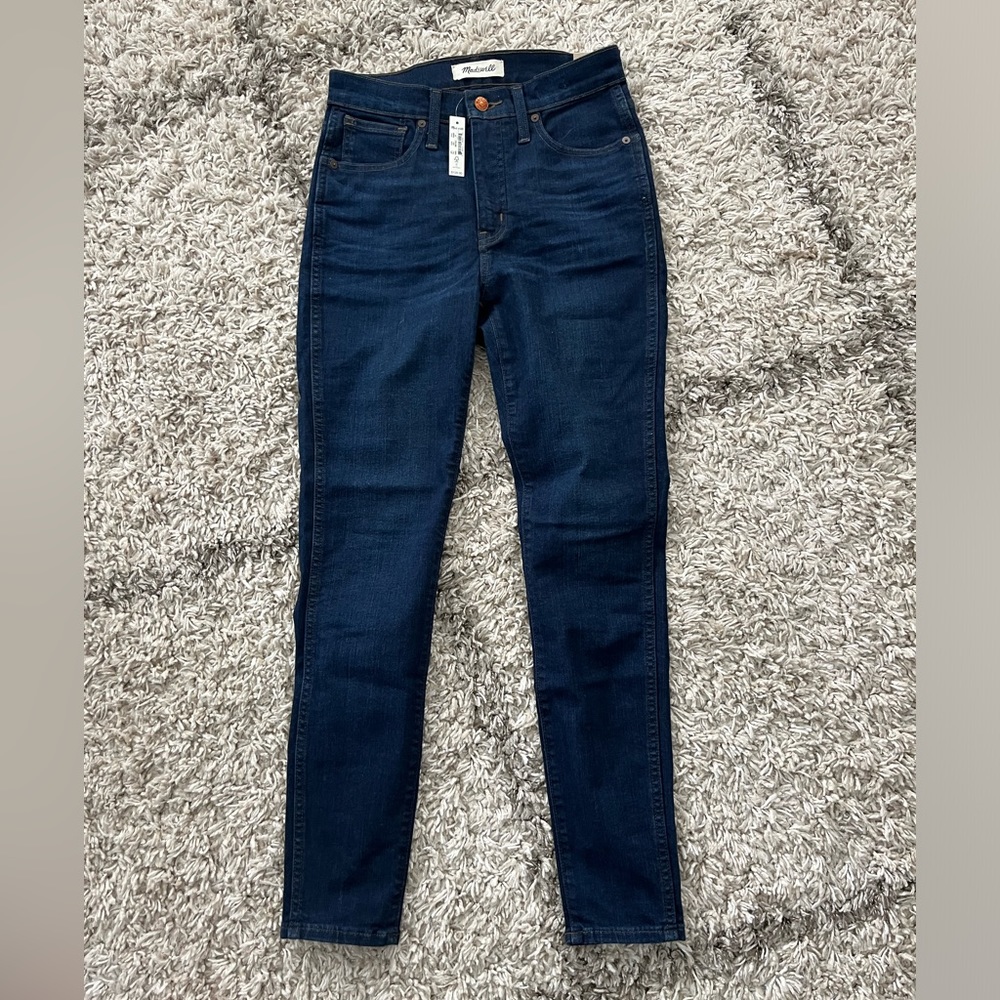 NWT 10” High-Rise Madewell Skinny Jeans in Hayes Wash